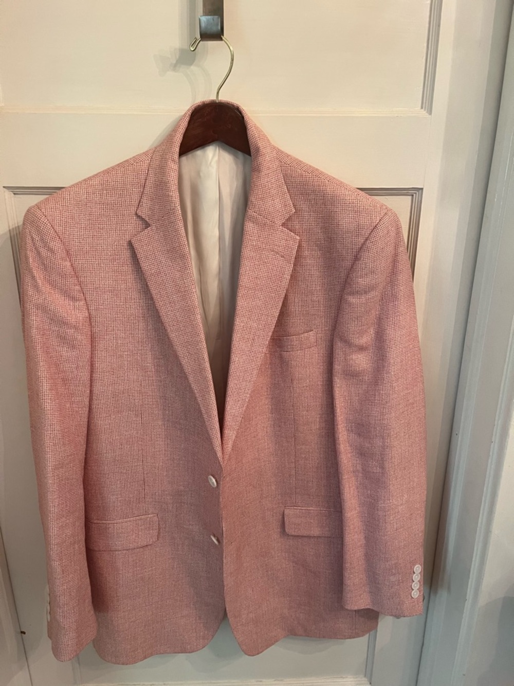 Jos. A. Bank Pink Lightweight Shirt Jacket
